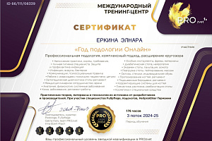 Сертификат 